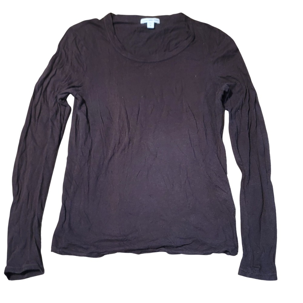 James‎ Perse Little Boy Long Sleeve Tee Long Sleeve Crew Brown Size 0